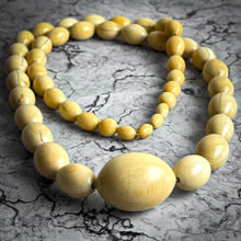 Load image into Gallery viewer, Vintage Artisan Tribal Tagua Nut Necklace
