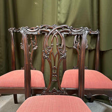 Load image into Gallery viewer, Single Chippendale Carved Mahogany Dining Chair

