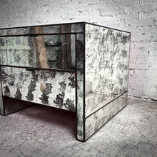 Load image into Gallery viewer, Set of 2 Contemporary Mirror Nightstand
