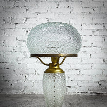 Load image into Gallery viewer, 1920&#39;s Hollywood Regency Cut Crystal Standard Table Lamp

