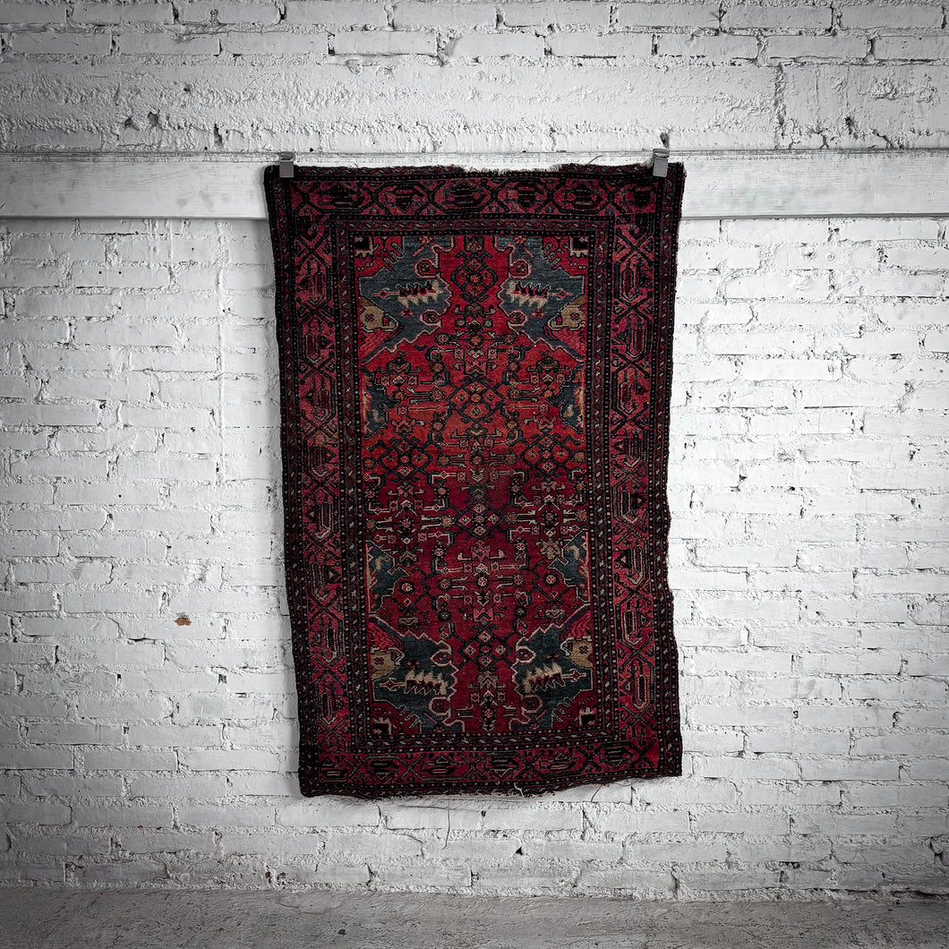 Caucasian Wool Accent Oriental Hand Knotted Rug