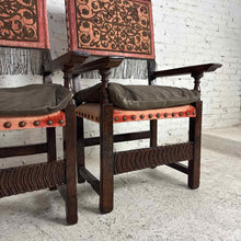 Load image into Gallery viewer, Pair of 17th C. Spanish Friar Armchairs
