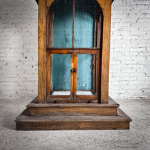 Load image into Gallery viewer, Monumental Gothic Revival Pine Shrine Birdcage
