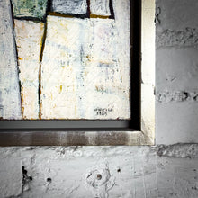 Load image into Gallery viewer, John O'Neil Oil on Canvas White King Abstract
