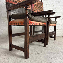 Load image into Gallery viewer, Pair of 17th C. Spanish Friar Armchairs
