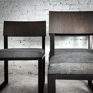 Set of 4 Modern Laminate Composite Wood Dining Chair