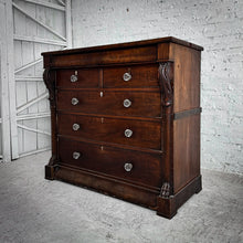 Load image into Gallery viewer, 3 Piece 19th C. Victorian Style Veneer Wood Chest of Drawers
