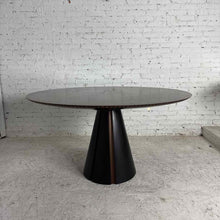 Load image into Gallery viewer, Sunburst Marquetry Pedestal Dining Table
