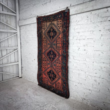 Load image into Gallery viewer, Late 19th C. Caucasian Wool Runner Contemporary HandKnotted Rug
