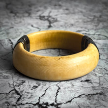 Load image into Gallery viewer, Vintage Artisan Tribal Bone Bangle
