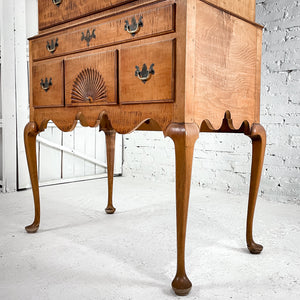Antique Eldred Wheeler Chippendale Maple Chest of Drawers