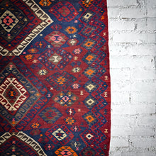 Load image into Gallery viewer, Vintage Anatolian Wool Turkish Flatweave Rug
