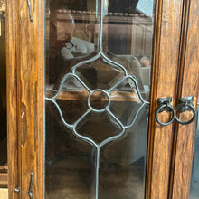 Load image into Gallery viewer, Traditional Rustic Wood Display Cabinet
