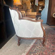 Load image into Gallery viewer, Louis XV Style Damask Armchair
