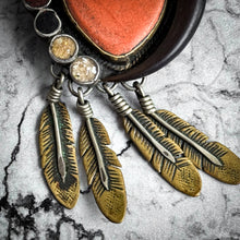 Load image into Gallery viewer, 1983 Mitchell C. Zephier Lakota Mixed Metals Brooch
