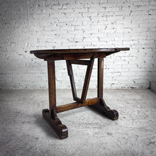 Load image into Gallery viewer, 19th Century French Provincial Tilt Top Oak Accent Table
