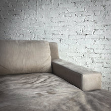 Load image into Gallery viewer, Restoration Hardware Oversized Contemporary Nubuck Leather Chaise
