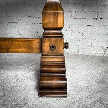 Load image into Gallery viewer, Rustic Pine Pedestal Dining Table
