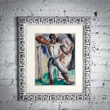 Load image into Gallery viewer, Jose Vela Zanetti 1970 Mixed Media Mural Study
