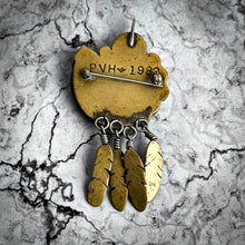 Load image into Gallery viewer, 1983 Mitchell C. Zephier Lakota Mixed Metals Brooch
