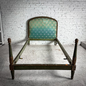 Antique Louis XVI Painted Wood Settee