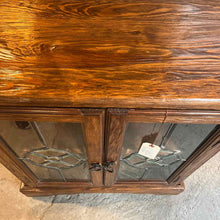 Load image into Gallery viewer, Traditional Rustic Wood Display Cabinet
