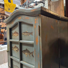 Load image into Gallery viewer, Vintage Nautical Wall Wood Cabinet
