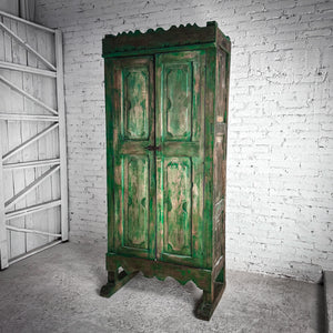 1940's Rustic Pine Storage Cabinet