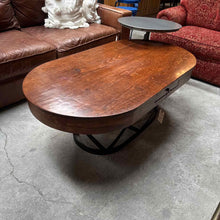 Load image into Gallery viewer, Industrial Farmhouse Stained Wood Cocktail Table
