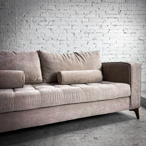 American Modern Microvelvet Sofa