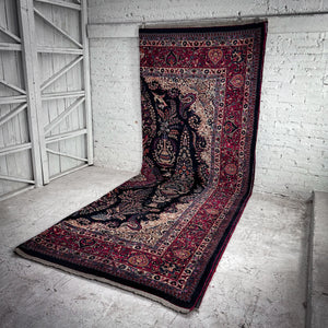 Kerman Wool Room Persian Knotted Rug