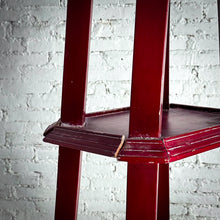 Load image into Gallery viewer, Vintage Mexican Red Lacquer Wood Etagere Shelving
