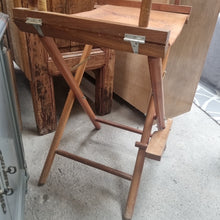 Load image into Gallery viewer, Campaign Style Leather Director Accent Chair
