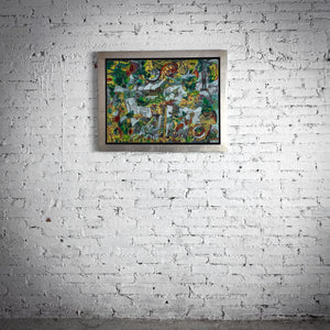 Juan Ordóñez Abstract Expressionist Impasto Canvas Painting