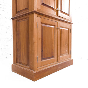 Traditional Hardwood Media Cabinet