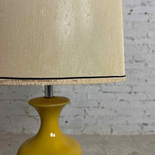 Load image into Gallery viewer, Pair of Mid-Century Yellow Baluster Lamps

