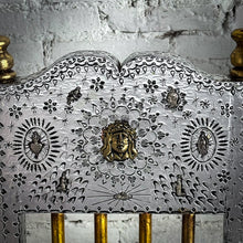 Load image into Gallery viewer, Set of 4 Mexican Repousse Tin Chairs
