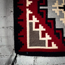 Load image into Gallery viewer, Teec Nos Pos Navajo Hand Woven Wool Accent American Flatweave Rug
