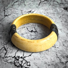 Load image into Gallery viewer, Vintage Artisan Tribal Bone Bangle

