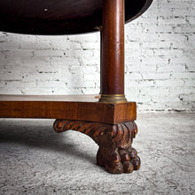 Load image into Gallery viewer, Antique Empire Revival Mahogany Entry Table

