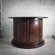 Load image into Gallery viewer, Semi Circle Revivalist Wood Bar Table
