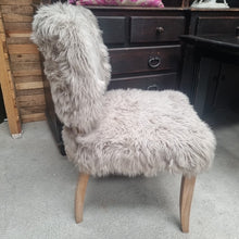Load image into Gallery viewer, Set of 2 Namuh Faux Mongolian Fur Dining Chair
