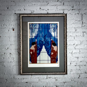 1984 Erté Art Deco Revival Serigraph Print