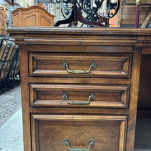 Load image into Gallery viewer, Cal Mode Traditional Semi-gloss Oak Desk
