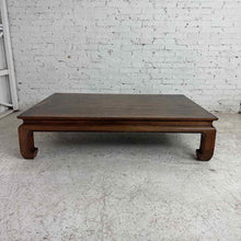 Load image into Gallery viewer, Ming Style Waisted Hardwood Coffee Table
