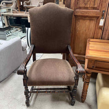 Load image into Gallery viewer, Traditional Upholstered Wood Accent Chair
