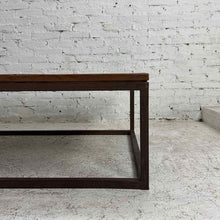 Load image into Gallery viewer, Industrial Rustic Wood &amp; Steel Ccoktail Table
