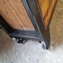 Load image into Gallery viewer, Industrial 3-Drawer Trolley Media Console
