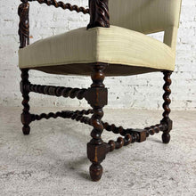 Load image into Gallery viewer, Antique Renaissance Revival Carved Wood Armchair
