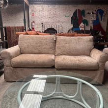 Load image into Gallery viewer, Transitional Champagne Chenille Sofa
